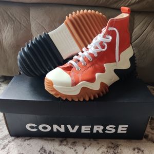 Converse Run Star Motion Hi Sneakers Women Black Sneakers